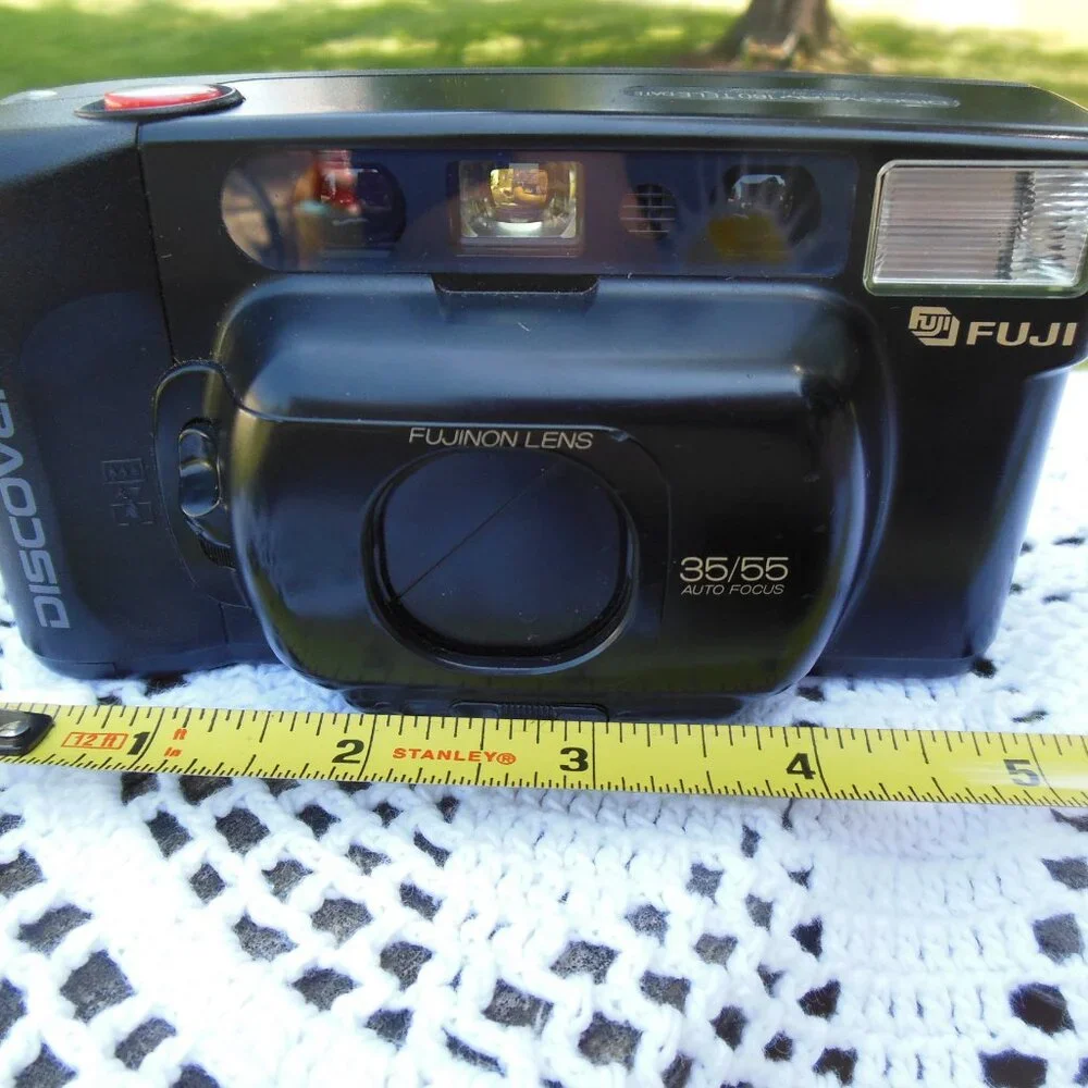 camera film 35 mm Fuji brand Discovery 160 Teledate model generic case included